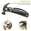 12 in 1 Hammer Multitool Portable Stainless Steel Mini Hammer Survival Tool