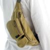 [Portable Canvas] Casual Multi-Purposes Fanny Pack / Back Pack / Travel Lumbar Pack