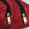 [Multi-Ziper] Crimson Multi-Purposes Fanny Waist Pack / Back Pack / Travel Lumbar Pack