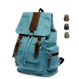 Back to Campus Canvas Backpack (Color: Brown)